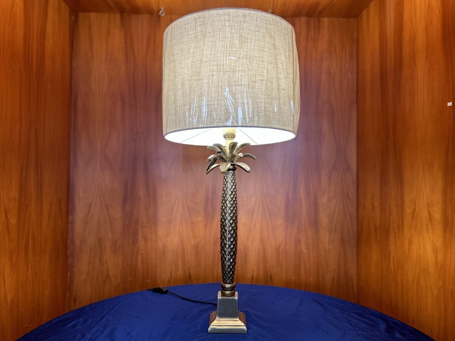 Lampada da tavolo Produzione Artigianale Lume Palma con paralume