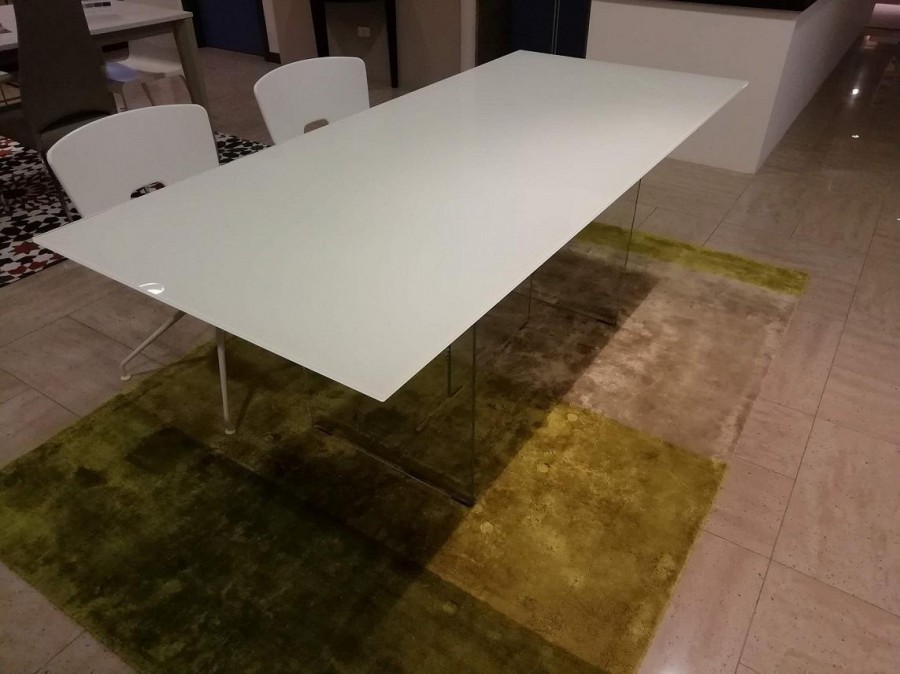 Tavolo rettangolare Lago Air Glass Table