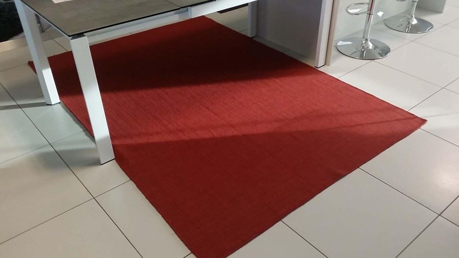 Tappeto Calligaris Very Flat Rosso