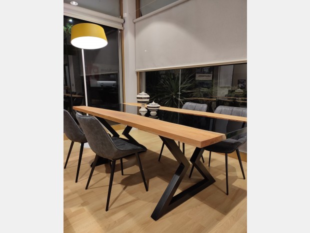 Tavolo rettangolare Produzione Artigianale tavolo pezzo unico
