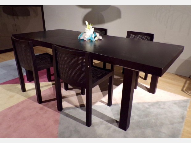 Tavolo rettangolare Gervasoni Otto tavolo + sedie