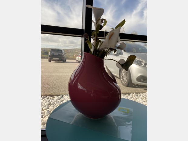 Vaso moderno 7070 in ceramica (rosa), Calligaris
