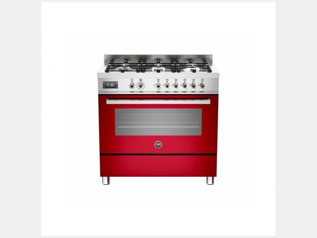 Cucina freestanding Bertazzoni Serie PRO 906 MFES  cm.90 - Rosso