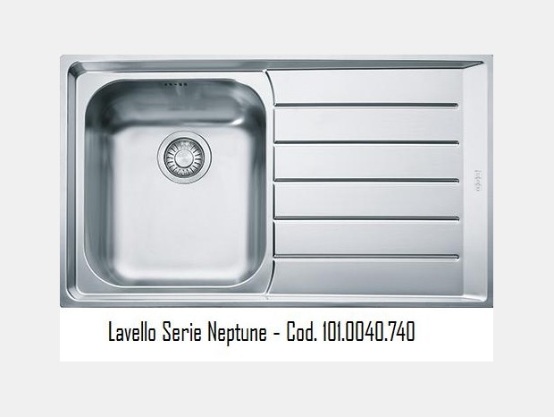 Lavello Franke Microdekor - Inox -Serie Neptune – NET 611 SINISTRO
