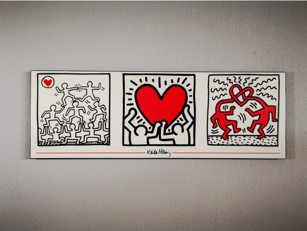 Quadro Produzione Artigianale Keith Haring