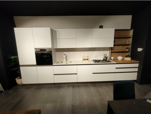 Cucina lineare Creo Kitchens TABLET HEAD