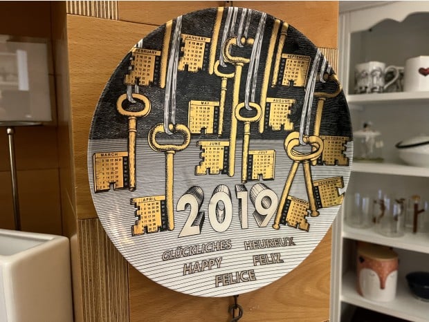 Stoviglie Fornasetti Piatto Calendario 2019 da collezione