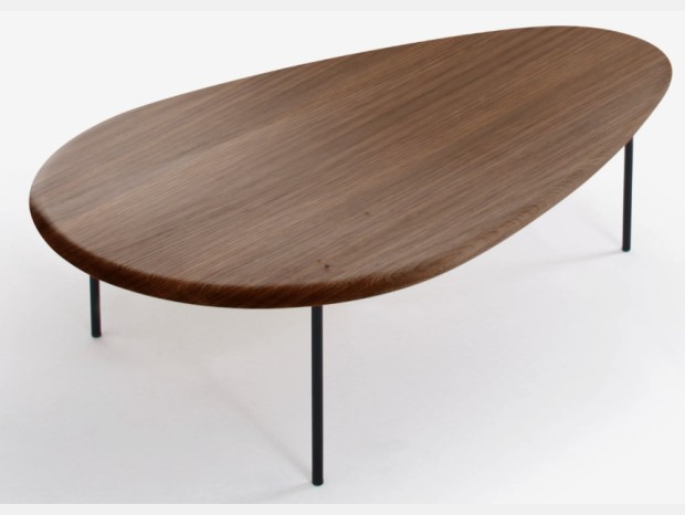 Tavolino ovale Horm Lily Legno