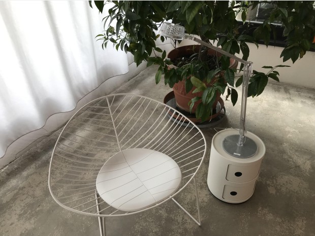 Poltrona da giardino Arper Leaf lounge chair